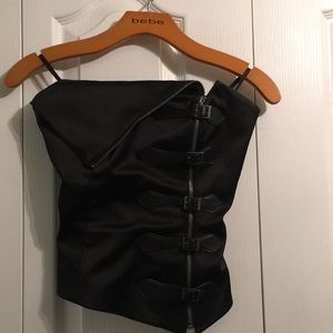 Bebe black tube top
